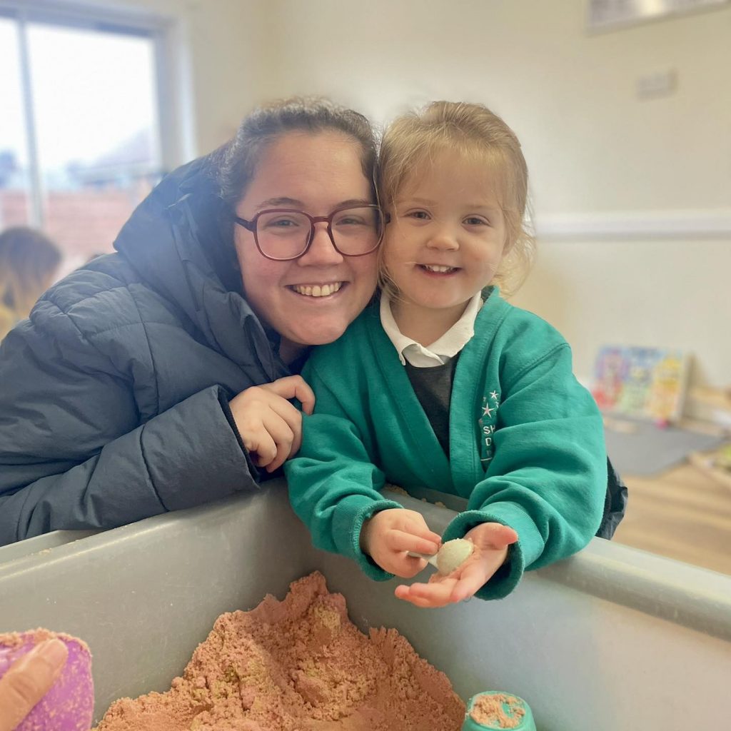 Home Shine A Light Day Nursery Oldham sand